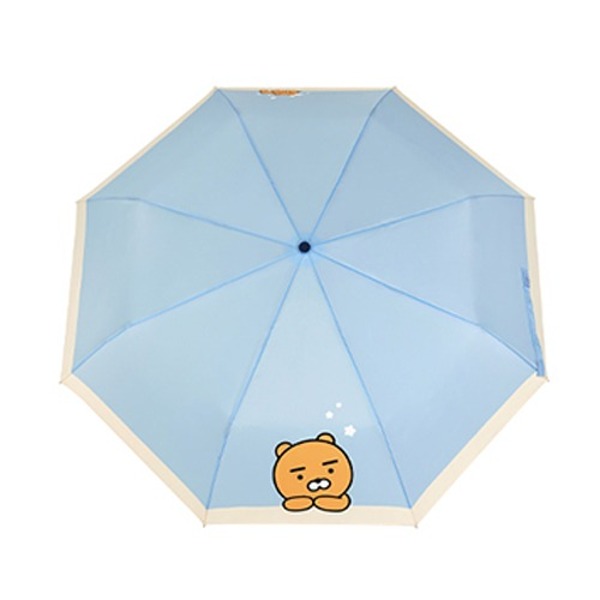 카카오프렌즈 라이언 3단 수동 우산