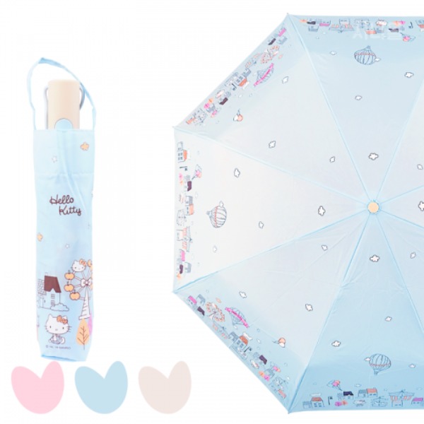 키티 테마파크 완전자동 우산(스카이)