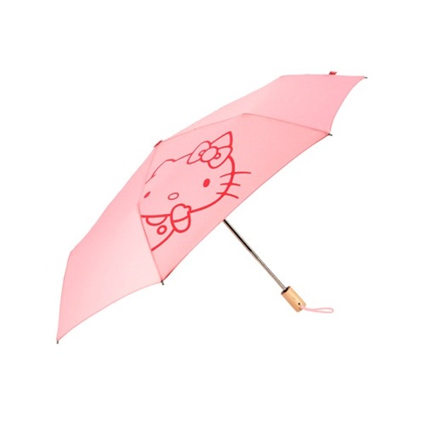 헬로키티 빅빼꼼 완전자동 3단 우산 55cm