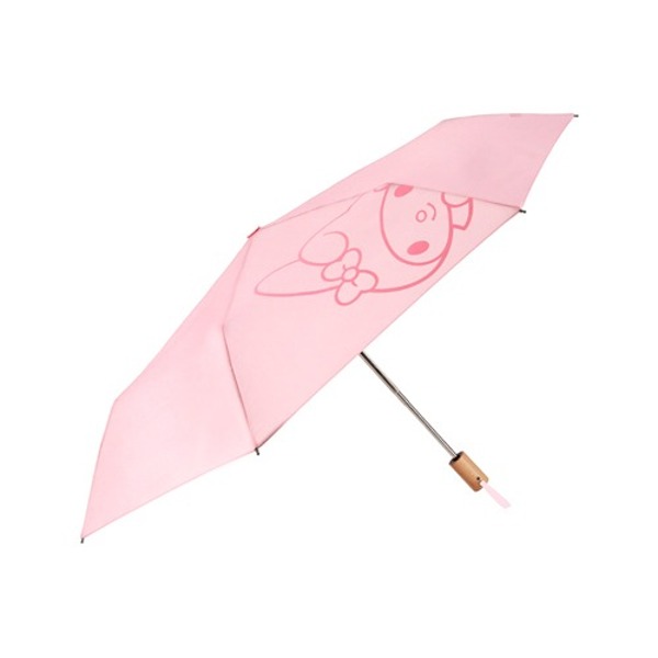 마이멜로디 빅빼꼼 완전자동 3단 우산 55cm