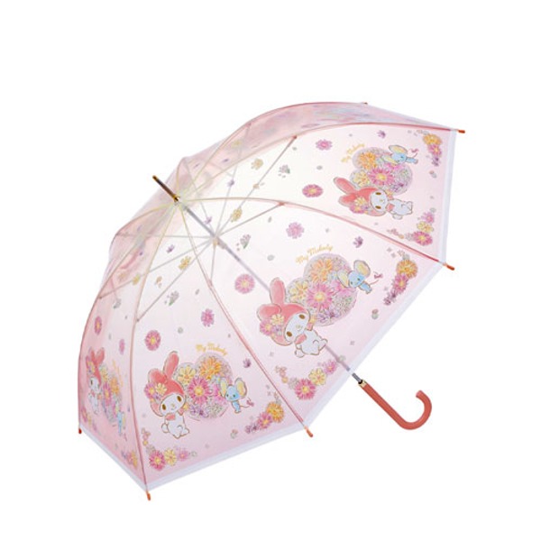 마이멜로디 플라워 프리미엄 비닐 장우산 60cm