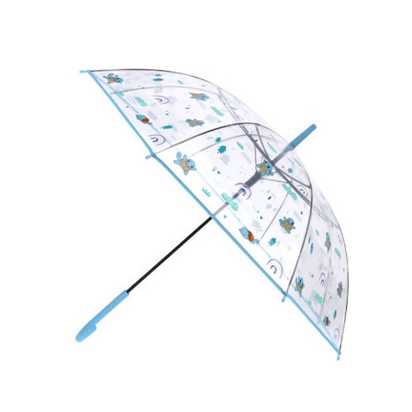 포켓몬스터 꼬부기 무지개 투명 비닐 장우산 60cm