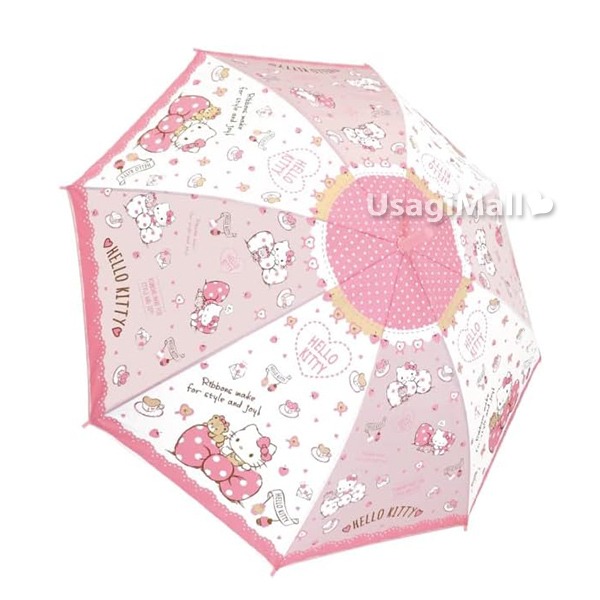 산리오 헬로키티 장우산 55cm(핑크리본)
