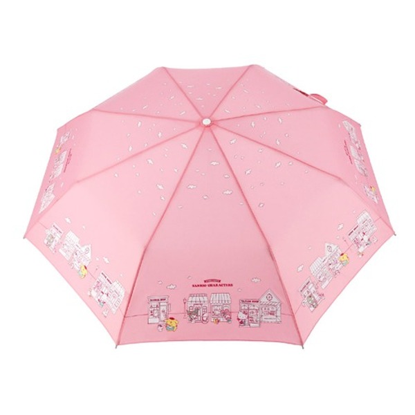 산리오캐릭터즈 55 스토어 안전한 완전자동우산(핑크)